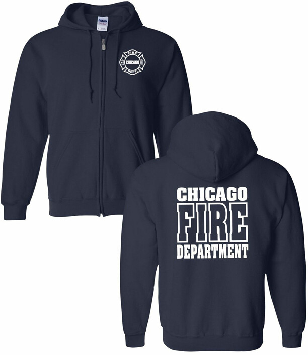 Chicago Fire Department 2-Sided Full Zip Spec Hoodie