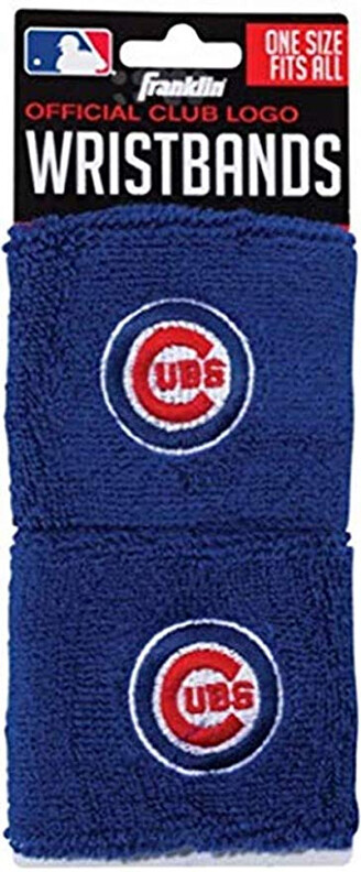 Chicago Cubs Wristbands Embroidered (2 Pack)