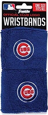 Chicago Cubs Wristbands Embroidered (2 Pack)