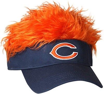 Chicago Bears Flair Hair Adjustable Visor