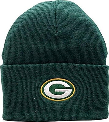 Green Bay Packers Cuffed Knit Hat Logo Block