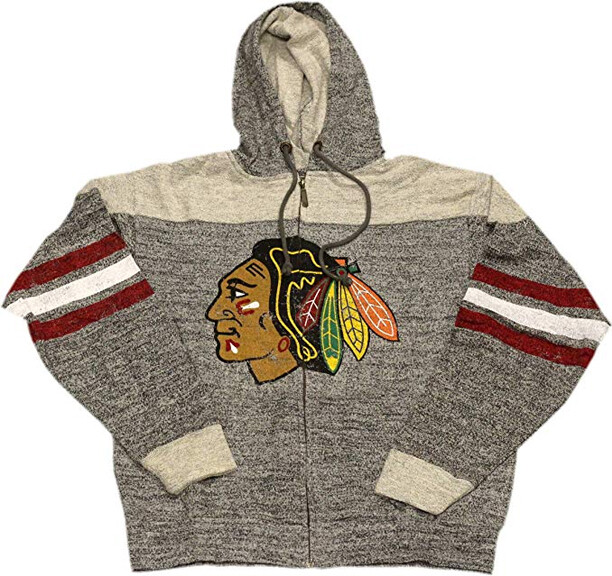 Chicago Blackhawks Full Zip Hoodie Preston