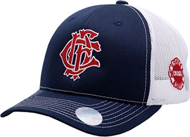 Chicago Fire Department Letternest W/Side Maltese Logo Trucker Mesh Snapback Hat