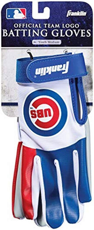 Franklin Sports Chicago Cubs Youth Batting Gloves