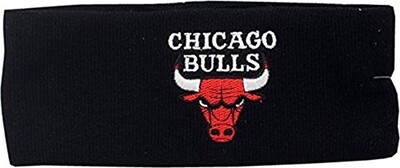 Chicago Bulls Knit Headband Logo Block 3352 Black