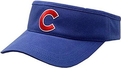 Chicago Cubs Visor C Logo Adjustable Blue
