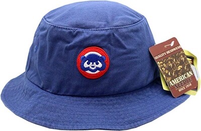 Chicago Cubs Bucket Hat 1984 Logo Blue