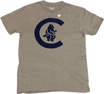 Chicago Cubs T-Shirt 1914 Logo Grey