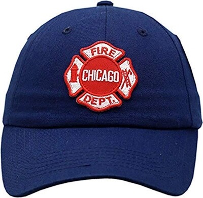 Chicago Fire Department Maltese Patch Slouch Buckle Back Hat