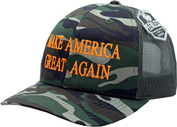 Make America Great Again Snapback Mesh Digi Camo Green