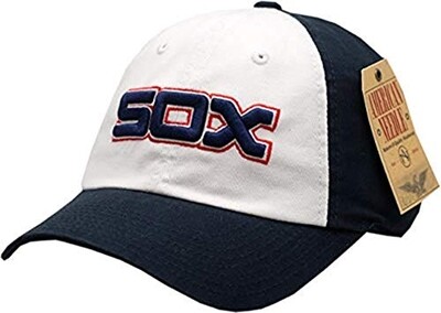 Chicago White Sox Hat Creamcicle Slouch Buckle Back