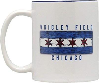 Chicago Cubs Wrigley Field Chicago White Coffee Mug