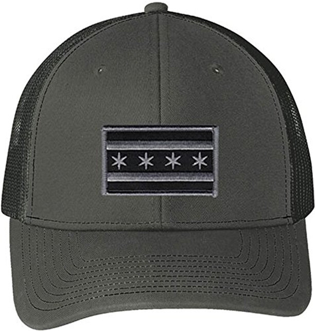 Chicago Flag Snapback Trucker Mesh Grey/Grey C112