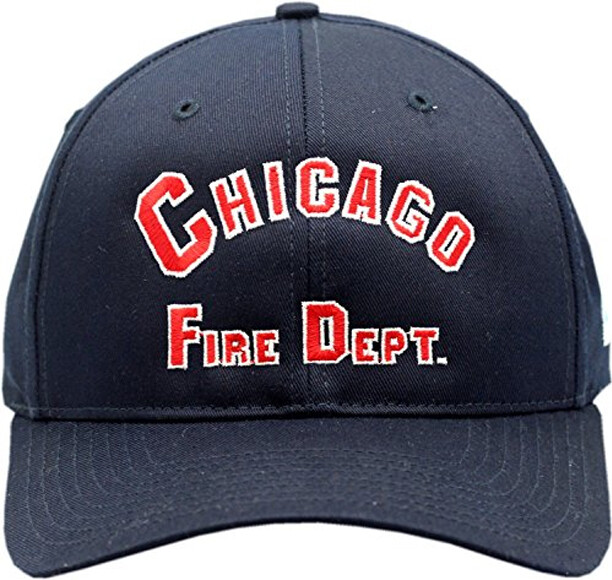 Chicago Fire Department Arched Logo Velcro Back Hat