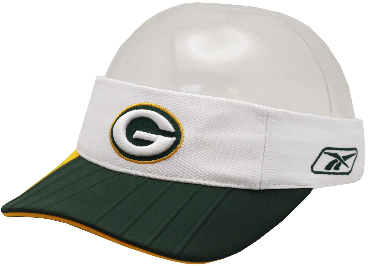 Green Bay Packers Visor Adjustable W/Plastic Brim