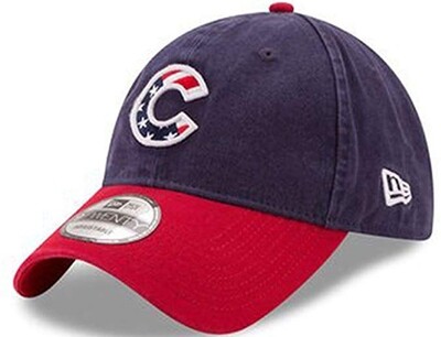 Chicago Cubs 4th of July Stars and Stripes 9Twenty Adult Hat