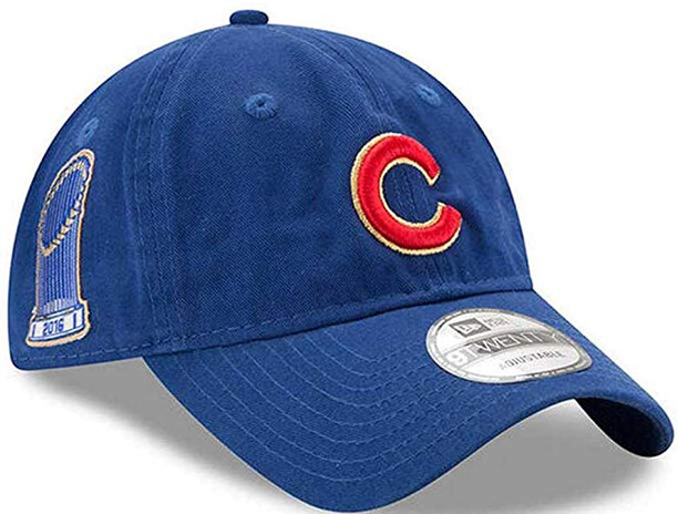 Chicago Cubs Baseball Cap Hat MLB Gold World Series Patch