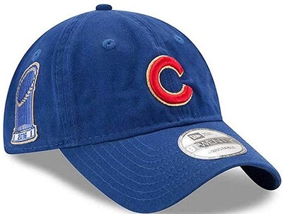 Chicago Cubs Baseball Cap Hat MLB Gold World Series Patch