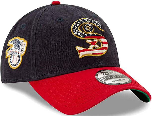 Chicago White Sox 2019 Stars &amp; Stripes 4th of July 9TWENTY Adjustable Hat