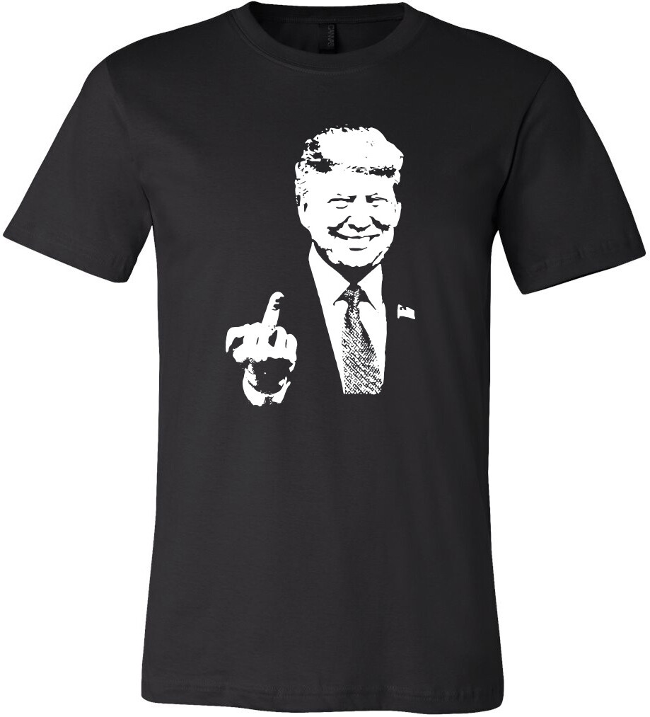 Donald Trump Middle Finger Funny T-Shirt