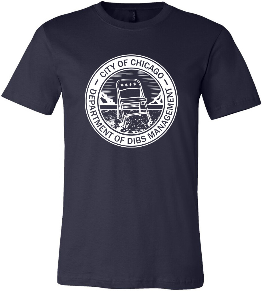 City Of Chicago Department Of Dibs Management T-Shirt Navy