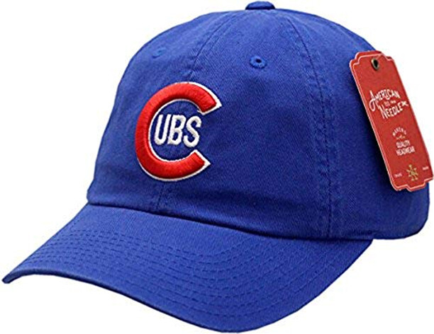 Chicago Cubs Hat Buckle Back Washed Slouch