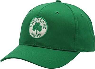 Proud to Be Irish Shamrock Snapback Green