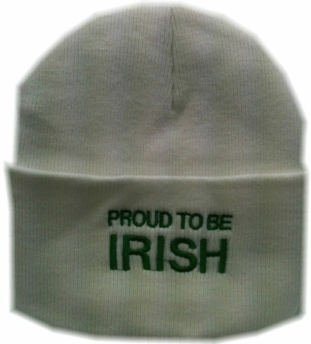Irish Proud to Be Irish Knit Cap w/Cuff