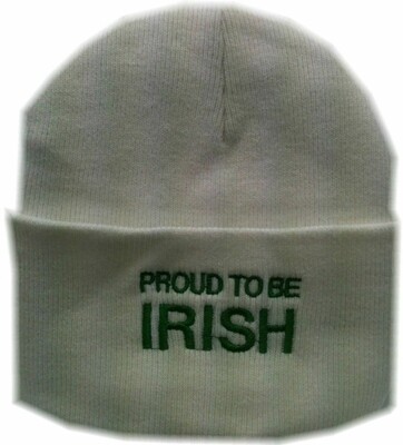Irish Proud to Be Irish Knit Cap w/Cuff