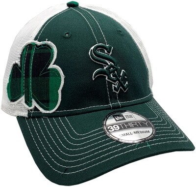 Chicago White Sox St. Patricks Day Shamrock Ceili Flex Fit Hat Green/White