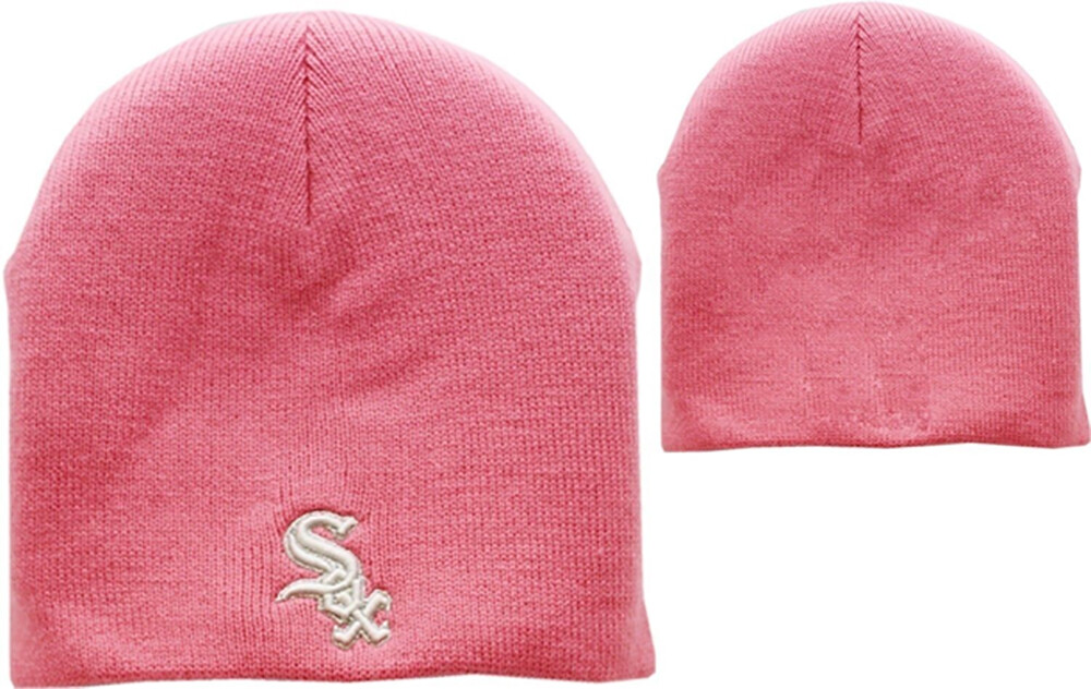 Chicago White Sox Women&#39;s Pink Knit Skull Cap