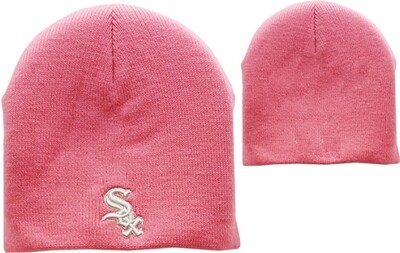 Chicago White Sox Women&#39;s Pink Knit Skull Cap