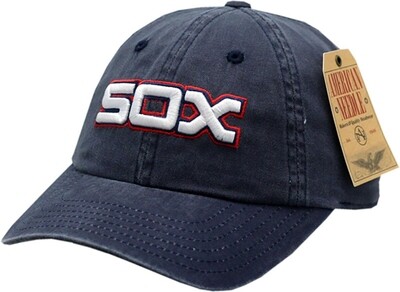 Chicago White Sox Hat Slouch Pigment Wash Buckle Back