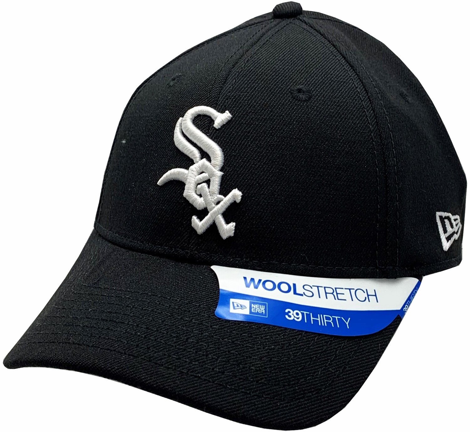 Chicago White Sox Hat Flex Fit Wool Stretch 39THIRTY, Size: S/M