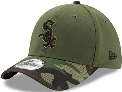 Chicago White Sox 39Thirty Memorial Day Stretch Fit Hat