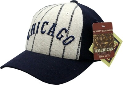 Chicago White Sox Hat Pinstripe Original 6