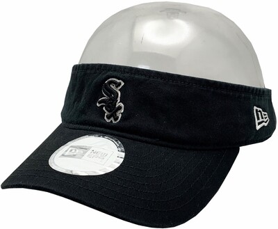 Chicago White Sox Logo Block Adjustable Visor Black