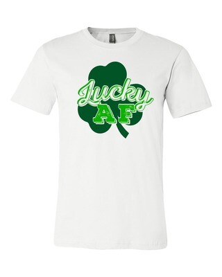 Lucky AF Funny St. Patrick&#39;s Day Irish  Men&#39;s T-Shirt