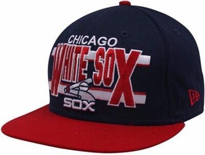 Chicago White Sox Word Stripe 1983 Snapback Blue/Red