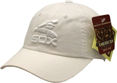 Chicago White Sox Hat Slouch Batterman White