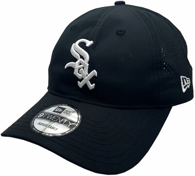 Chicago White Sox Performance Adjustable Hat Black