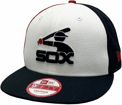 Chicago White Sox Tri Block Snapback 83 Logo Blue/Red/White