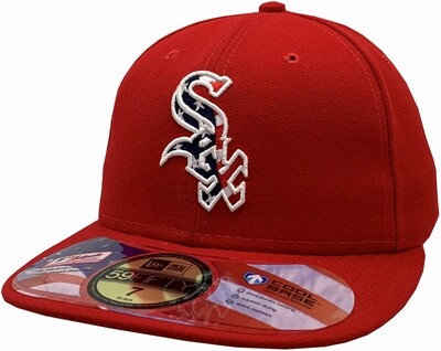 Chicago White Sox 2009 Stars & Stripes Fitted Hat Red