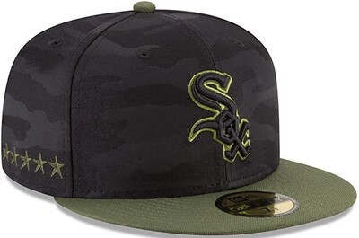 Chicago White Sox 2018 Memorial Day Fitted Hat Black/Grey