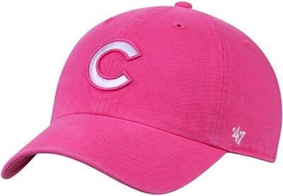 Chicago Cubs Women&#39;s Clean Up Adjustable Hat Pink