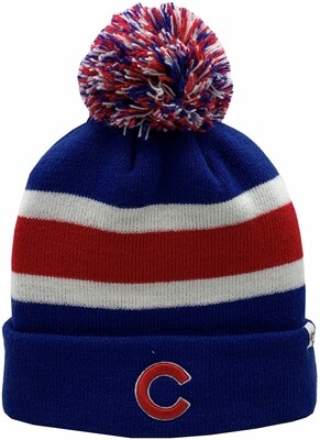 Chicago Cubs Breakaway Cuffed Pom Knit Hat