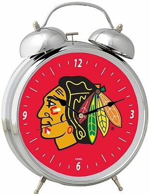Chicago Blackhawks Twin Bell Alarm Clock