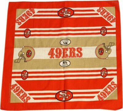 San Francisco 49ers 22&quot; x 20&quot;  Bandana