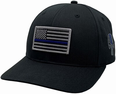 Blue Line Punisher Snapback Twill Black R212