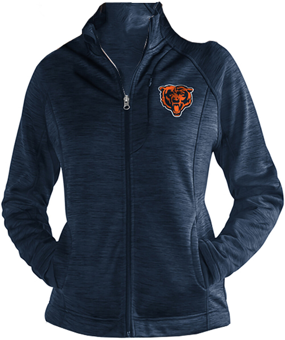 Chicago Bears Womens Full Zip Jacket Lightweight